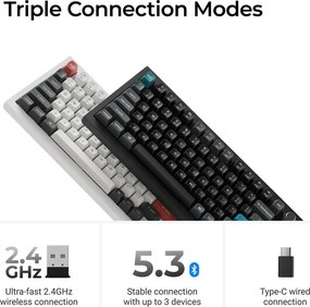 KEYBOARD WRL Q1 ULTRA/BLACK Q1U-M3 KEYCHRON