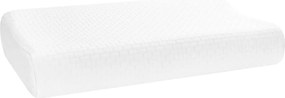 vidaXL Μαξιλάρι Ύπνου Μονόχρωμο Λευκό 60 x 37 x 12,5 εκ Αφρός Μνήμης