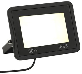 vidaXL Προβολέας LED Θερμό Λευκό 30 W