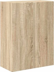 vidaXL Ντουλάπι Τηλεόρασης Τοίχου 59,5 x 31 x 80 εκ Δρύς Sonoma