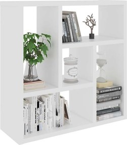 vidaXL Ραφιέρα Τοίχου Λευκή 45 x 16 x 45 εκ. από Επεξ. Ξύλο