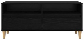 vidaXL Ντουλάπι TV Μαύρη Οξυά 100 x 34,5 x 44,5 εκ. Επεξεργασμένο ξύλο