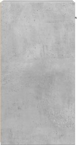 vidaXL Κομοδίνα 2 τεμ. Γκρι Σκυροδέμ. 35x34x65 από Επεξεργ. Ξύλο