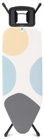 Brabantia 1003363 Σιδερώστρα για Σίδερο Ατμού Σπαστή 124x45cm Spring Bubbles