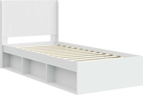 vidaXL Καλάθι με αποθήκη και κεφαλάρι Λευκό 75 x 190 cm