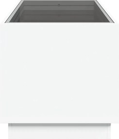 vidaXL Τραπεζάκι Σαλονιού Infinity LED Λευκό 70x50x50 εκ.