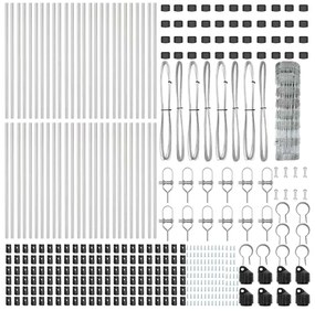 vidaXL Στύλος Περιφράξεων Γαλβανισμένο 100 x 0,8 μ Ατσάλι