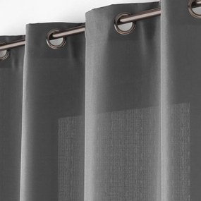 Κουρτίνα (140x280) Με Τρουκς L-C Soline Concrete Grey 1612704