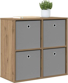 vidaXL Πλαϊνό γραφείο Artisan Oak 68,5 x 32 x 67 εκ