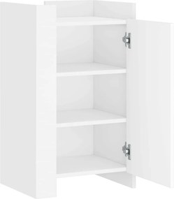 vidaXL Συρταριέρα Λευκή 45x35x75 εκ. από Επεξεργασμένο Ξύλο