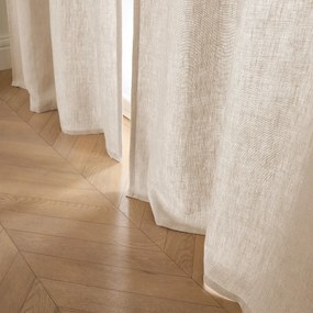 Χοντρή λινή κουρτίνα με κρυφές θηλιές Cedal