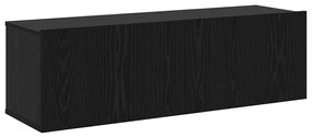 vidaXL Σετ Ντουλάπας Τηλεόρασης 3 pcs Μαύρη δρυς 200 x 30 x 30 cm