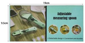Ρυθμιζόμενη μεζούρα κουτάλι - Adjustable measuring spoon