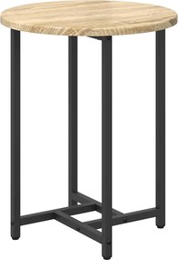 vidaXL Σετ βοηθητικά τραπεζάκια 2 pcs Σονομα δρυς και Μαύρο