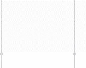 vidaXL Τεντώτο με στήριγμα Ασημί 1,5 x 10 m Ατσάλι