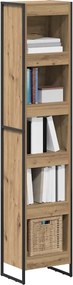 vidaXL Βιβλιοθήκη 40 x 30 x 189,5 εκ Επεξεργασμένο ξύλο