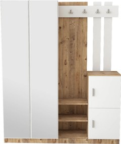 Έπιπλο Εισόδου Πεύκο Atlantic / Λευκό DD8 147,2x37,5x179,7