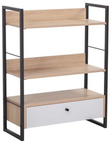 Βιβλιοθήκη Trilogy 28-0310 70x30x90 Natural-Black