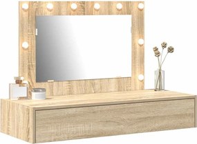 vidaXL Τραπέζι περιποίησης Καφέ 100 x 40 x 70 εκ. Επεξεργασμένο Ξύλο