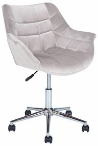 Καρέκλα γραφείου Berwyn 921, Γκρι, 83x62x62cm, 9 kg, Με ρόδες, Με μπράτσα, Μηχανισμός καρέκλας: Economic | Epipla1.gr