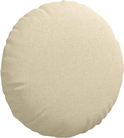 vidaXL Μαξιλάρια καθισμάτων 2 pcs Κρεμ Ø50 x 19 εκ ύφασμα