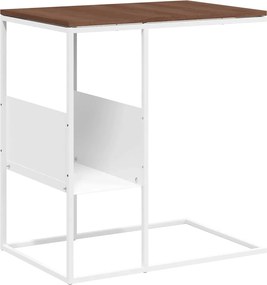 vidaXL Τραπέζι Βοηθητικό Λευκό 55x36x59,5 εκ. από Επεξεργασμένο Ξύλο
