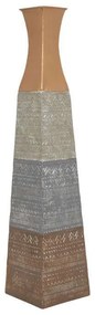 Βάζο Δαπέδου 209 161-220-046 18,5x18,5x83cm Gold-Metal Metal