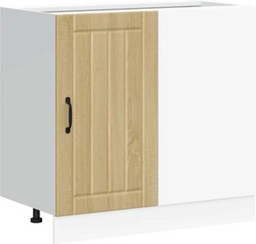 vidaXL Κάτω ντουλάπι κουζίνας "Lucca" Sonoma Oak Engineered Wood