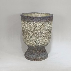 ΒΑΖΟΤΣΙΜΕΝΤΕΝΙΟ ΓΚΡΙ - ΜΠΕΖ 15x15x20.5cm|752-20318