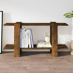 vidaXL Βιβλιοθήκη Καπνιστή Δρυς 100x30x51 εκ. από Επεξεργασμένο Ξύλο