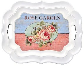 Δίσκος Πλαστικός Rose Garden 38Χ28Εκ Multi 104-16-007 Πλαστικό