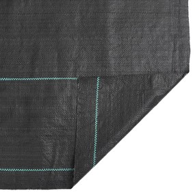 vidaXL Μεμβράνη Εδαφοκάλυψης Μαύρη 1,5x25 μ. από Πολυπροπυλένιο