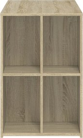 vidaXL Γραφείο Sonoma Δρυς 102x50x75 εκ. από Επεξεργασμένο Ξύλο