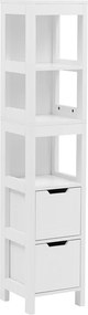 Ντουλάπι-στήλη Kelby pakoworld mdf λευκό 30x30x144εκ