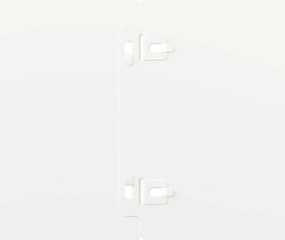 vidaXL Περιφράξεις γκαζόν 50 τεμάχια Λευκό από χάλυβα ψυχρής έλασης