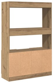 vidaXL Ντουλάπι Αρτισιανή Δρυς 92x33x140 εκ. από Επεξεργασμένο Ξύλο