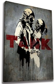 Πίνακας Καμβάς 966BRS1122 70x100cm Multi Wallity Κάθετοι Wood, Canvas