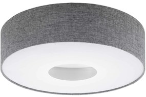 Φωτιστικό Οροφής Led Romao 95346 Grey Eglo Metal, Fabric