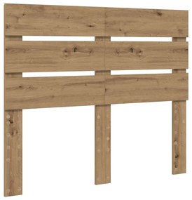 vidaXL Κεφαλάρι Artisan Oak 120 cm Επεξεργασμένο ξύλο