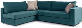 Γωνιακός καναπές Verde-Petrol