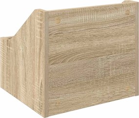 vidaXL Κουτί LP Sonoma Δρυς 37 x 33 x 32 εκ. Επεξεργασμένο Ξύλο