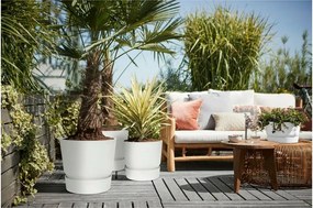 Βάζο Λουλουδιών Elho 0464344715000 Λευκό Στρόγγυλο