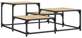 vidaXL Τραπεζάκι Σαλονιού Sonoma Δρυς 87,5x87,5x40 εκ. Επεξεργ. Ξύλο
