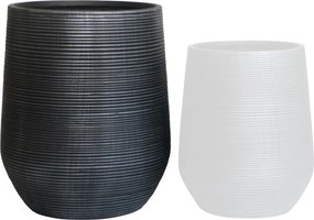 FLOWER POT-17 Φ53x63cm, Cement Απόχρωση Anthracite   1τμχ