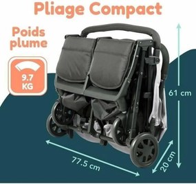 Καροτσάκι Mωρού Bambisol Γκρι