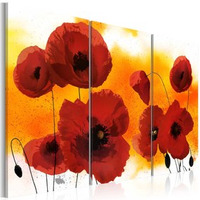 Πίνακας - Sunny afternoon and poppies 120x80