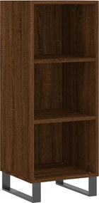 vidaXL Ντουλάπι Καφέ Δρυς 34,5x32,5x90 εκ. Επεξεργασμένο Ξύλο