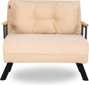 Πολυθρόνα-Κρεβάτι Κρέμα SANDO SINGLE 78x67x78