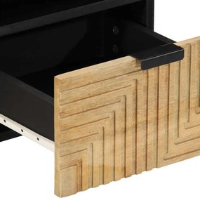 vidaXL Ντουλάπι τηλεόρασης καφέ 70x33x46 cm μασίφ ξύλο Mango