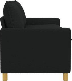 vidaXL Καναπές Μαύρο 156 x 81 x 87,5 εκ Ύφασμα